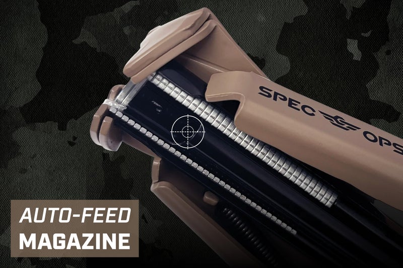 Spec-Ops Spec Ops Tools 16-Gauge Auto Feed Hog Ring Plier, Spring-Loaded Magazine, 3% Donated to Veterans - Image 2